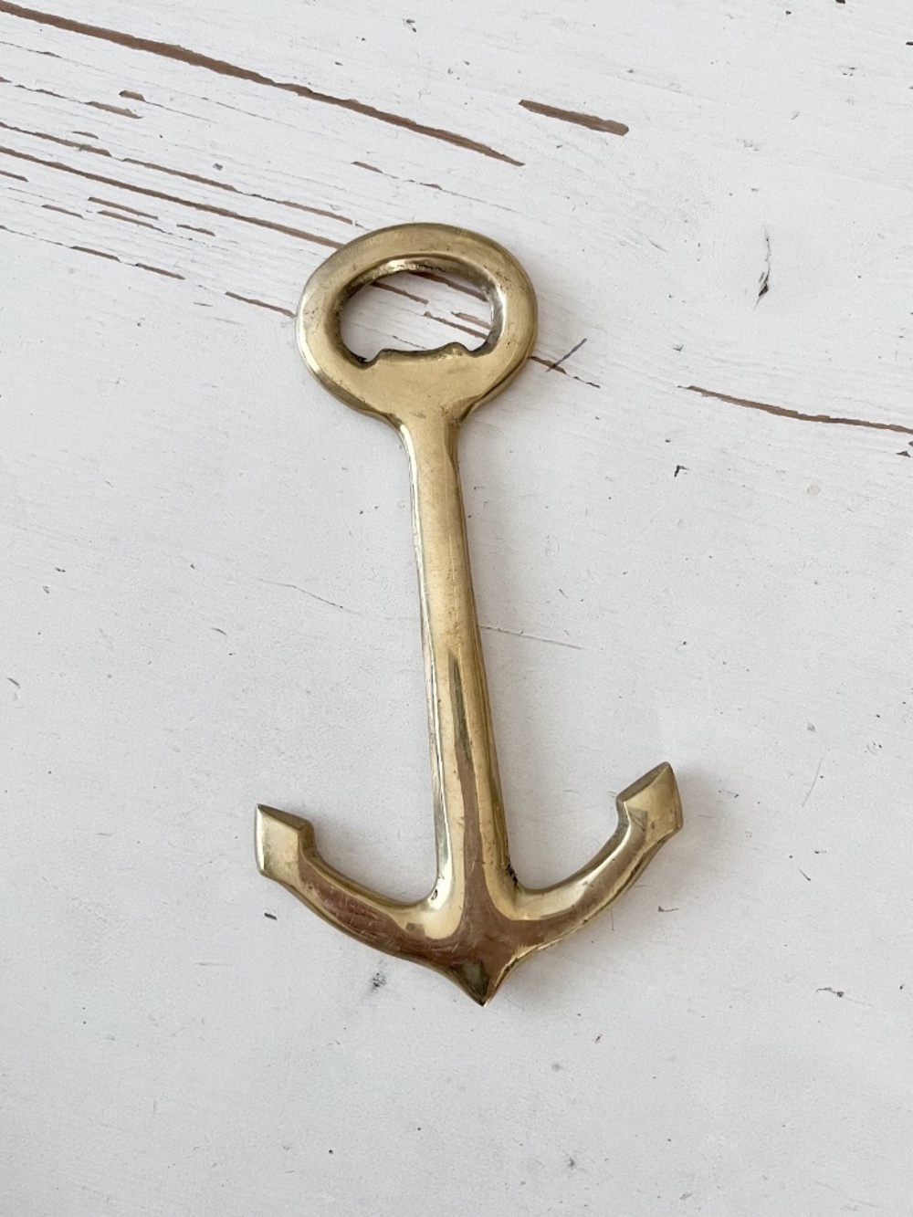 Brass Anchor Bottle Opener Nautical Beach Decor Barware